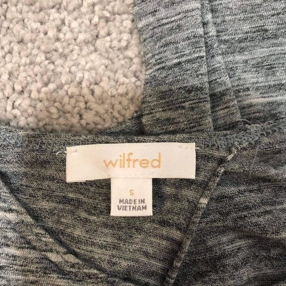 ARITZIA WILFRED Layered Open Back Sleeveless Top Gray Size S - Picture 4 of 4